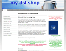 Tablet Screenshot of my-dsl-shop.eu